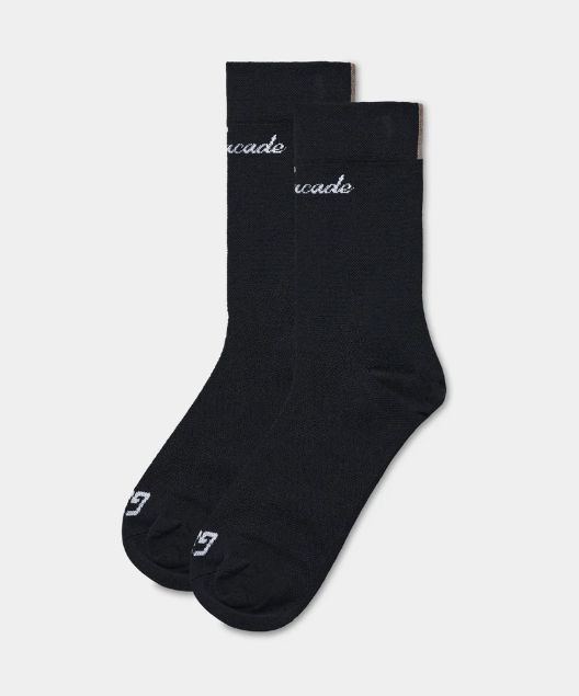 Macade Signature Crew Sock Womens Black