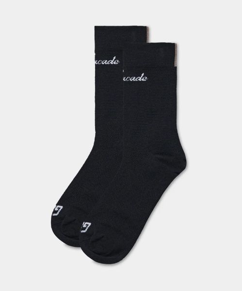Macade Signature Crew Sock Black