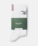 Macade Signature Crew Sock White