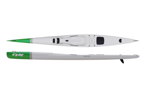Nordic Kayaks Exrcize CarbonLite Med Luke Hvit/Grønn
