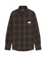 Amundsen Skauen Field Shirt Hunter Brown Checks