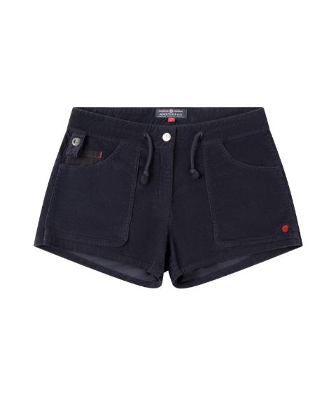 Amundsen 3Incher Cord G. Dyed Shorts Womens Faded Navy