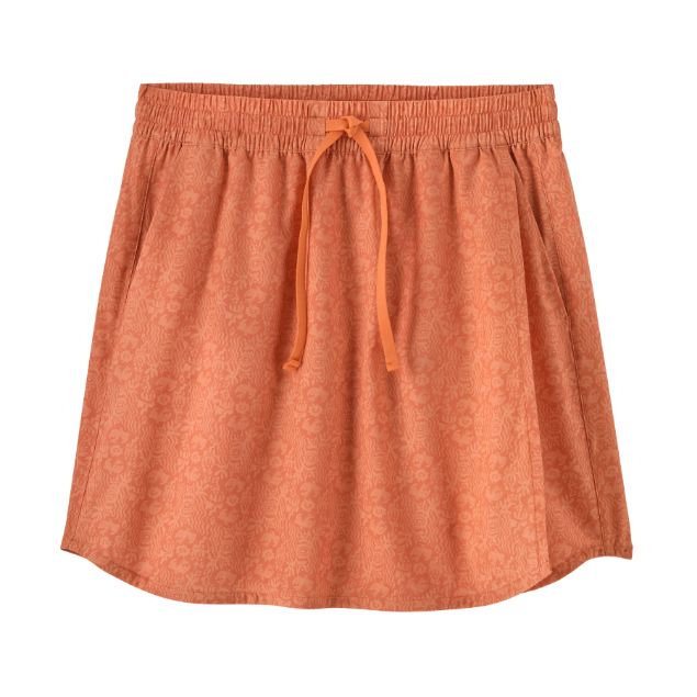 Patagonia Fleetwith Skort Womens Mountain Breeze/Rock Melon