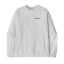 Patagonia LS P-6 Logo Responsibili-Tee White