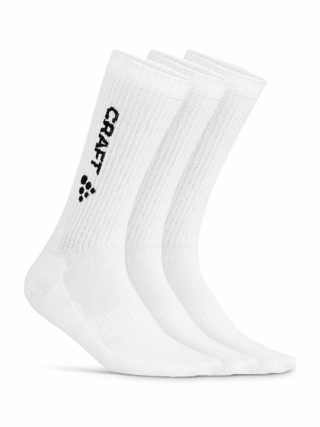 Craft Ability Indoor 3-Pack Sock White