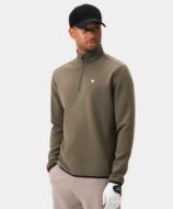Macade Therma Quarter Zip Olive Green