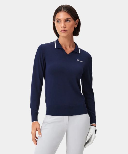 Macade Ella Knit Top Womens Dark Blue