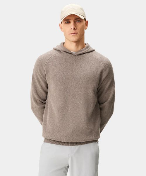 Macade Tech Knit Hoodie Brown