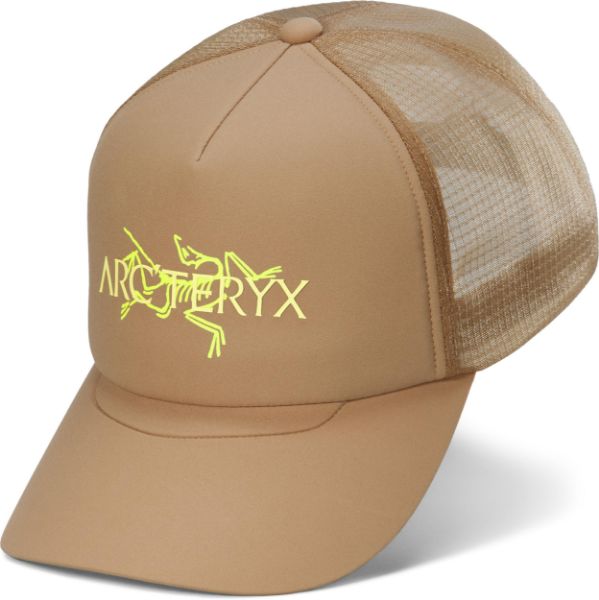 Arcteryx Bird Word Trucker Hat Canvas/Euphoria
