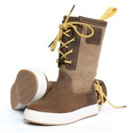 BoatBoot High Cut Laceup Canvas Brown