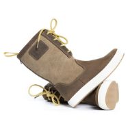 BoatBoot High Cut Laceup Canvas Brown