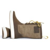 BoatBoot High Cut Laceup Canvas Brown