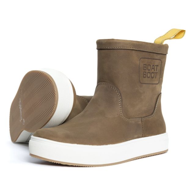 BoatBoot Low Cut Leather Brown