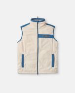 Henri Lloyd Crew Fleece Vest Ecru/Washed Teal
