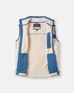 Henri Lloyd Crew Fleece Vest Ecru/Washed Teal