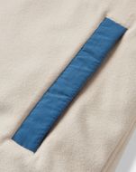 Henri Lloyd Crew Fleece Vest Ecru/Washed Teal