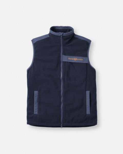 Henri Lloyd Crew Fleece Vest Navy Blue