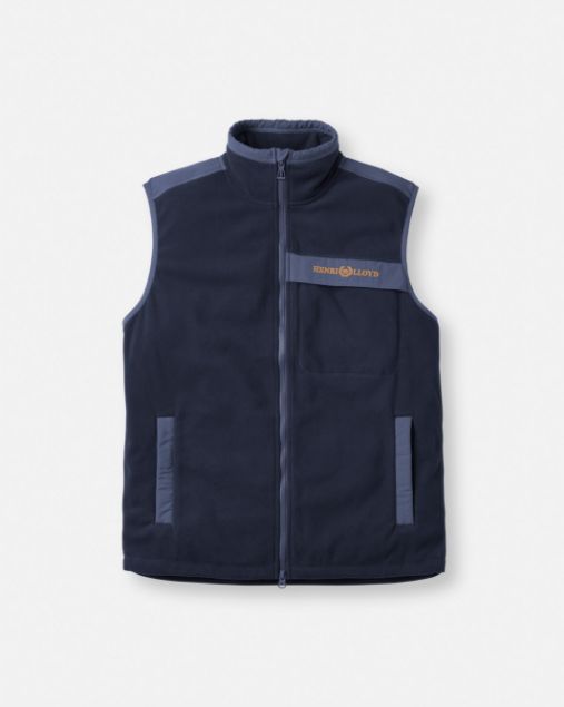 Henri Lloyd Crew Fleece Vest Navy Blue