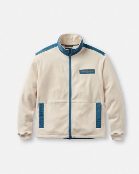 Henri Lloyd Weymouth Fleece Ecru/Washed Teal