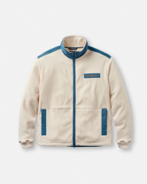 Henri Lloyd Weymouth Fleece Ecru/Washed Teal