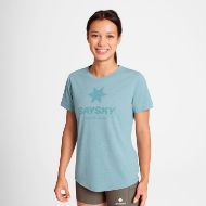 Saysky Logo Combat Pro T-shirt Blue