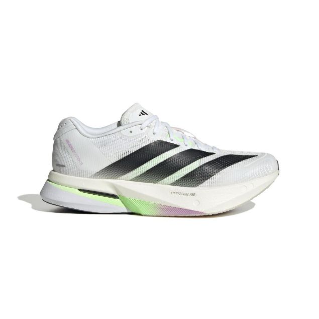 Adidas Adizero Boston 13 Womens Cloud White/Core Black/Dash Grey
