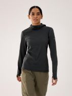 Arcteryx Taema Therm Hoody Womens Black Heater