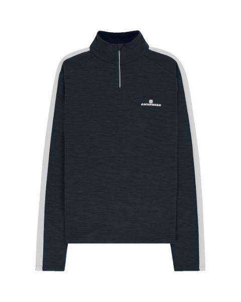 Amundsen 5Mila Half Zip Faded Navy/Stripe