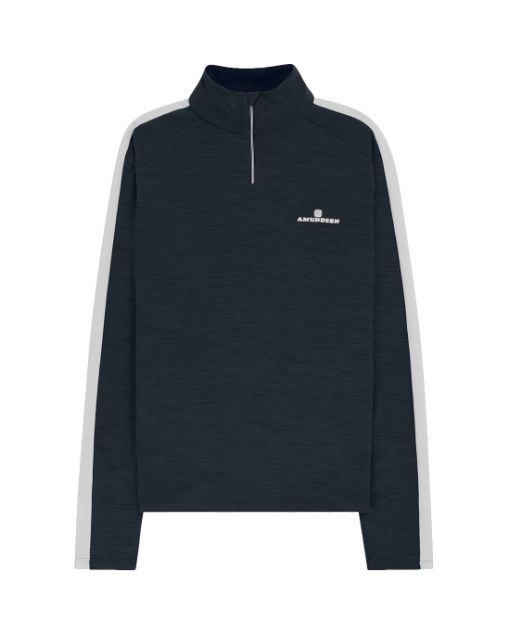 Amundsen 5Mila Half Zip Faded Navy/Stripe