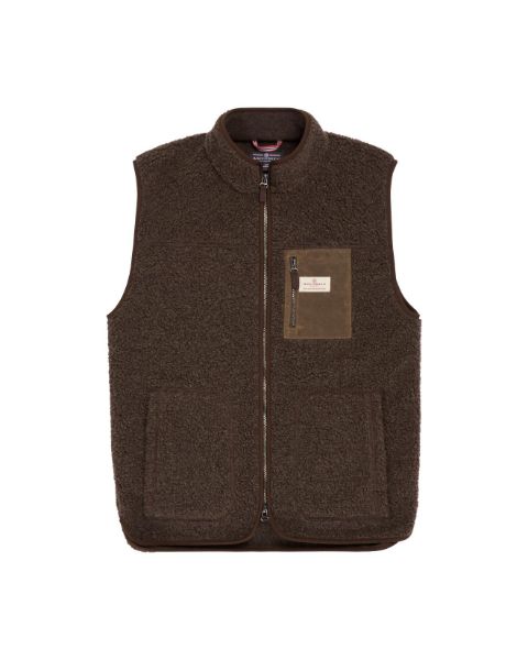 Amundsen Heroes Wool Fleece Vest Cowboy