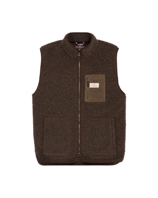 Amundsen Heroes Wool Fleece Vest Cowboy