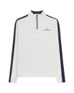 Amundsen 5Mila Half Zip Womens White/Stripe