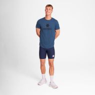 Saysky Logo Combat Pro T-shirt Blue