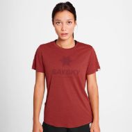 Saysky Logo Combat Pro T-shirt Womens Red