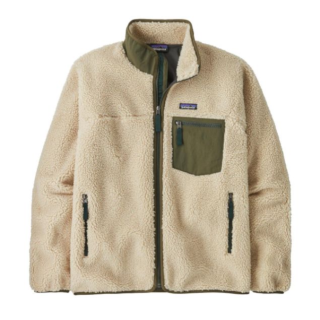 Patagonia Classic Retro-X Jacket Dark Natural w/Basin Green
