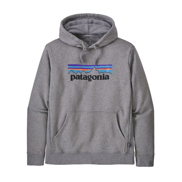 Patagonia P-6 Logo Uprisal Hoody Gravel Heather