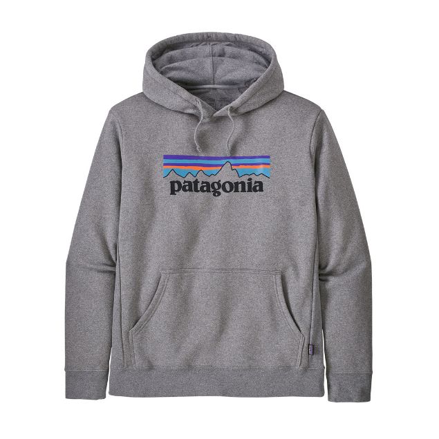 Patagonia P-6 Logo Uprisal Hoody Gravel Heather