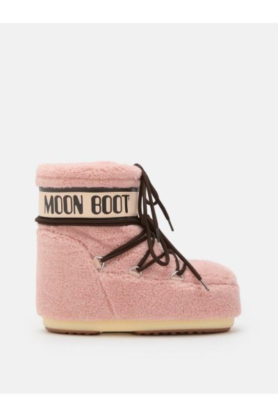 Moon Boot Icon Low Fleece Pink