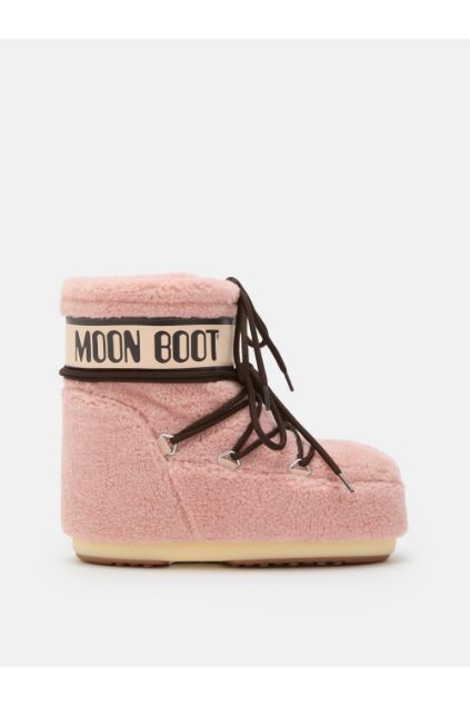 Moon Boot Icon Low Fleece Pink