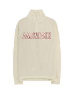Amundsen Heros Hide Half Zip Natural/Logo