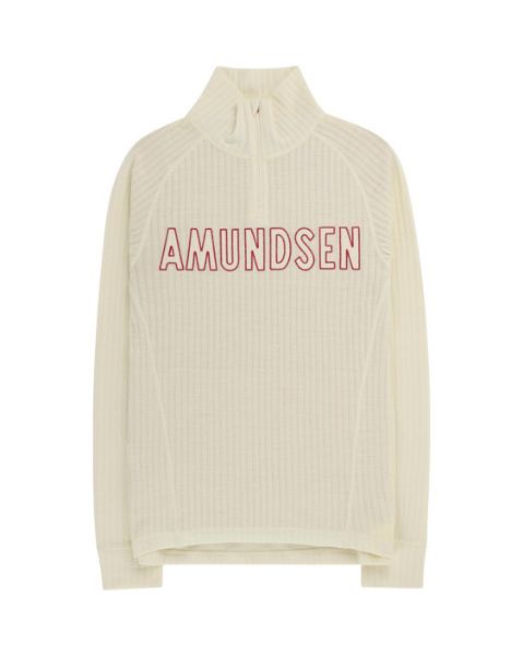 Amundsen Heros Hide Half Zip Natural/Logo