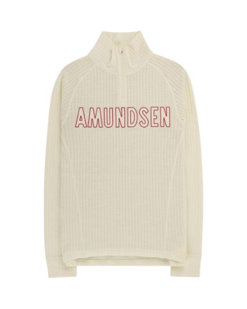 Amundsen Heros Hide Half Zip Natural/Logo