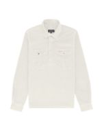 Amundsen Ranger Velvet Half Zip Shirt White