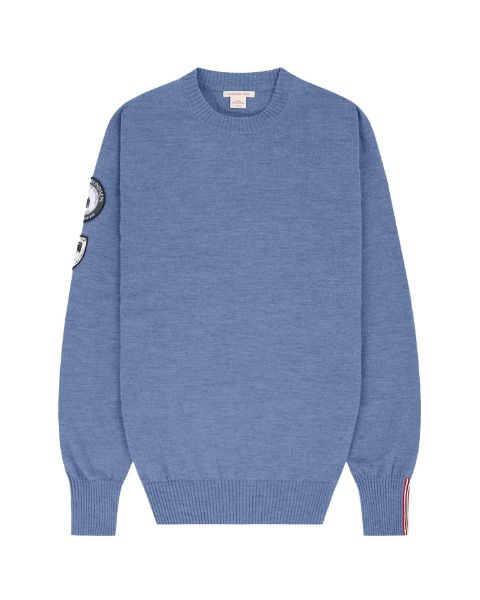 Amundsen Peak Crew Neck Denim Blue