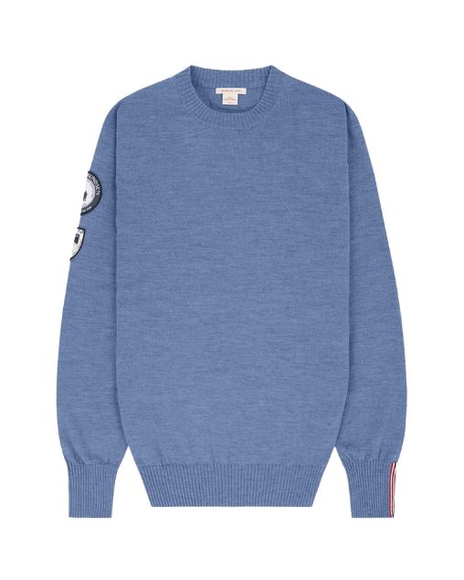 Amundsen Peak Crew Neck Denim Blue