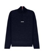 Amundsen Boiled Half Zip Faded Navy