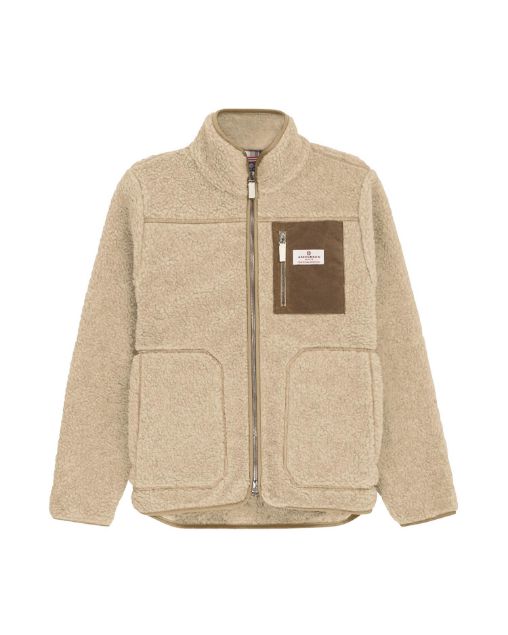 Amundsen Heroes Wool Fleece Jacket Womens Natural