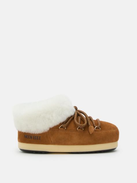 Moon Boot Evx Mule Suede Cognac/Natural