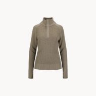 Tufte Robin Low Half Zip Womens Vetiver/Olive Night