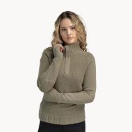 Tufte Robin Low Half Zip Womens Vetiver/Olive Night